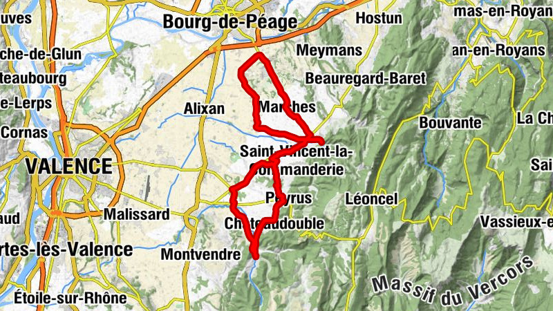 Auberge des Trois Ruisseaux - Église Saint-Sébastien - Église Saint-Étienne - Combovin