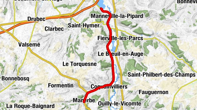 Manerbe - Église Saint-Jean-Baptiste - La Croix de Manerbe - Repinville