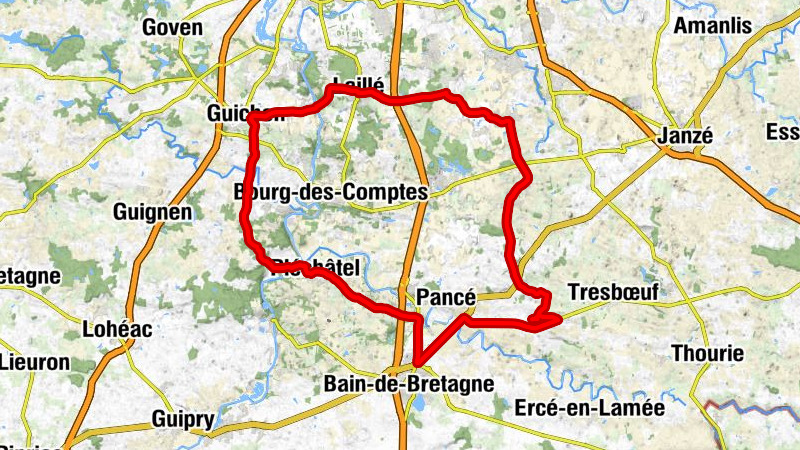 Les Cours Luniaux - Église de la Sainte-Trinité - Église Saint-Pierre - La Bosse-de-Bretagne