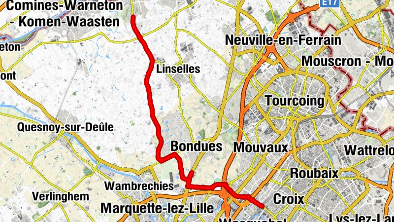 Croix-Wasquehal - Domaine du Golf - Sainte-Barbe - Wervik