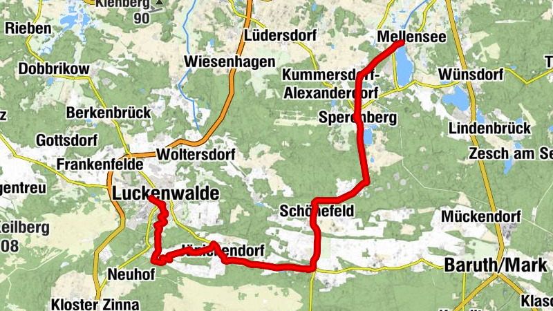 Luckenwalde - Waldidyll im Elsthal - Dorfkirche Jänickendorf