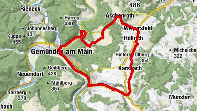 Gasthaus Hahn - Hl. Maria - St. Albanus - Evangelische Kirche