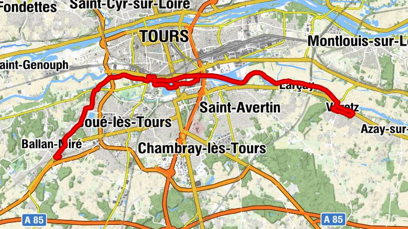 Bois Moreau - Tours - Église Notre-Dame - La Gare