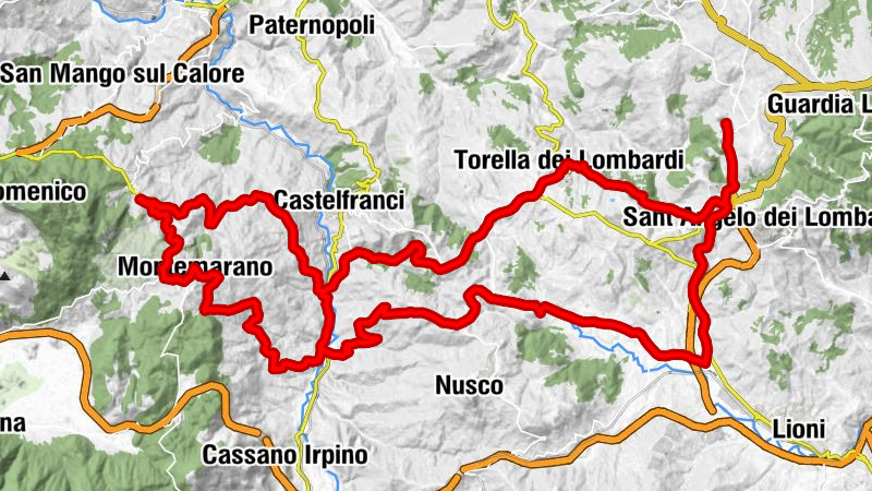 Rocca San Felice - Torella dei Lombardi - Ponteromito - Montemarano
