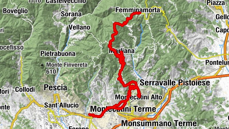 Borgo a Buggiano - Chiesa di San Pietro - Rocca di Montecatini - Santa Maria a Ripa