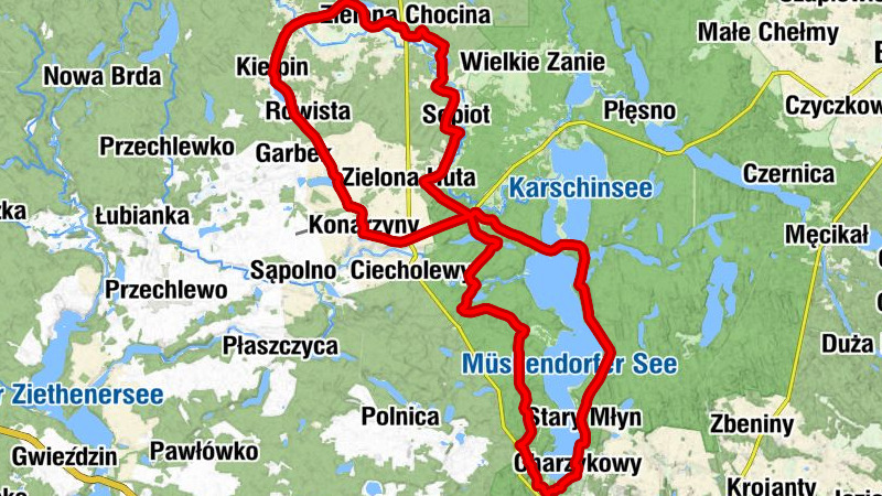 Charzykowy - Wolność - Kościół pw. Świętych Apostołów Piotra i Pawła - Kościół pw. Matki Boskiej Częstochowskiej