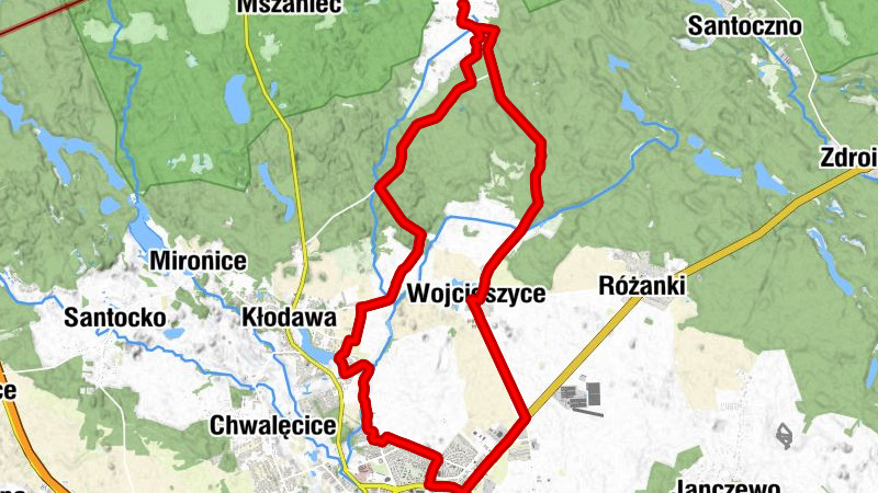 Łośno - Wojcieszyce - Kościół Podwyższenia Krzyża - Gorzów Wielkopolski