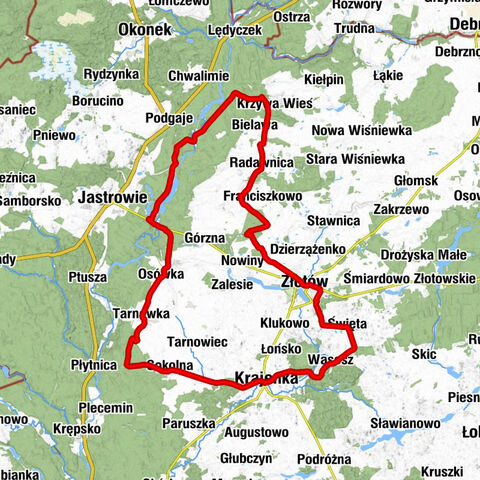 Złotów - Bufet SMAKOSZ - Kościół pw. Wniebowzięcia Najświętszej Marii Panny