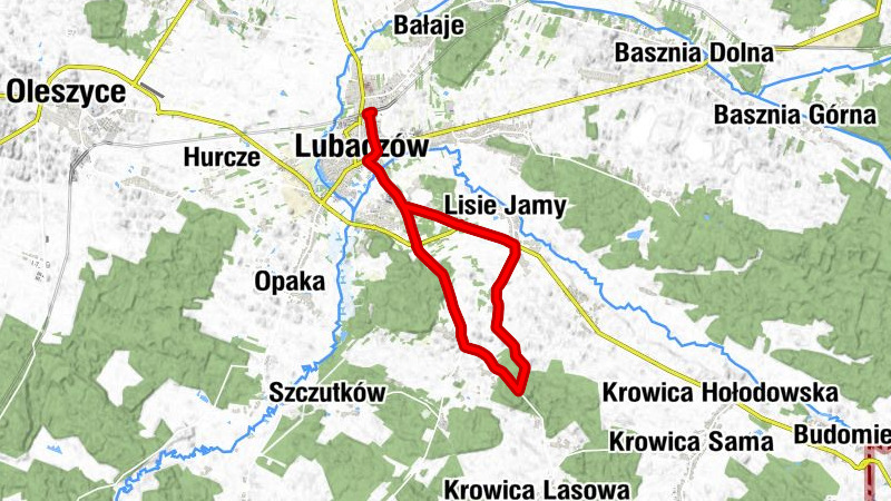 Lubaczów - Bar Jadło u Króla - Kościół pw. Świętego Stanisława Biskupa w Lubaczowie - Kaplica Świętego Jana Pawła II na Misztalach