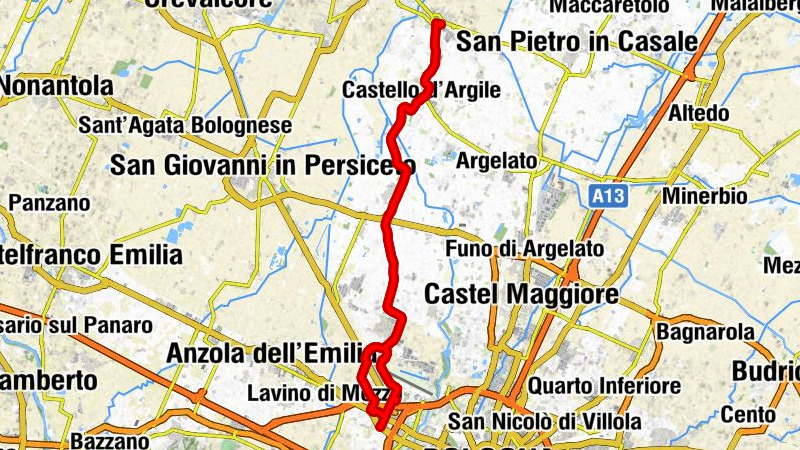 Pieve di Cento - Calderara di Reno - Cento