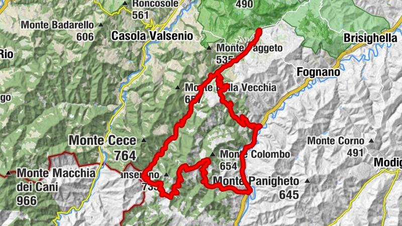 Zattaglia - Bivacco Giorgio Bettini Primo Zoli - Chiesa di San Cassiano - Chiesa di San Pietro in Cavina