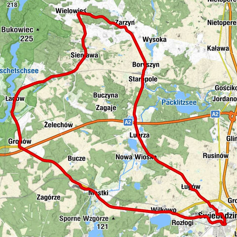 Świebodzin - Góra Szubienica - Kościół pw. św. Jana Chrzciciela w Lubrzy - pw. Matki Bożej Wspomożenia Wiernych