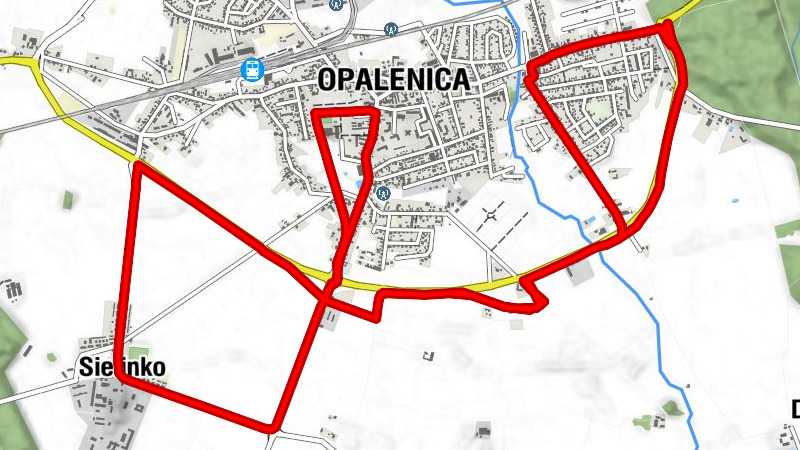 powiat nowotomyski - Sielinko - Opalenica