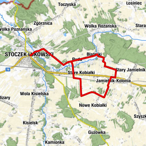 Stoczek Łukowski - Zatyłek - Zaskwiera - Zabiele