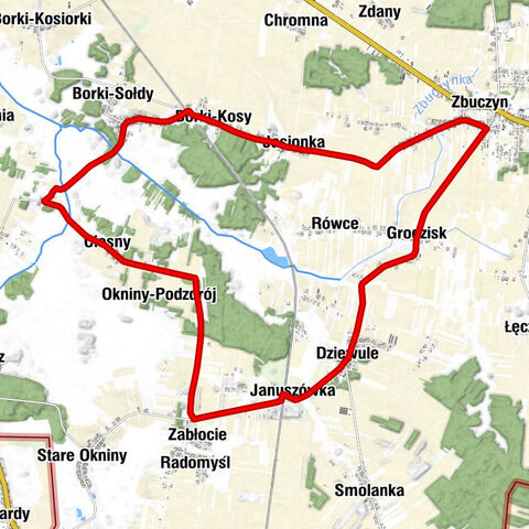 Borki-Paduchy - Kaplica dojazdowa - Borki-Kosy