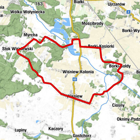 Wiśniew - Kruk - Stok Wiśniewski - Kaplica dojazdowa