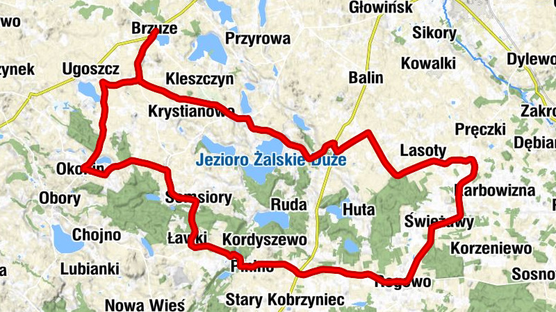 Brzuze - Piskorczyn - Ugoszcz - Kościół pw. Świętej Anny