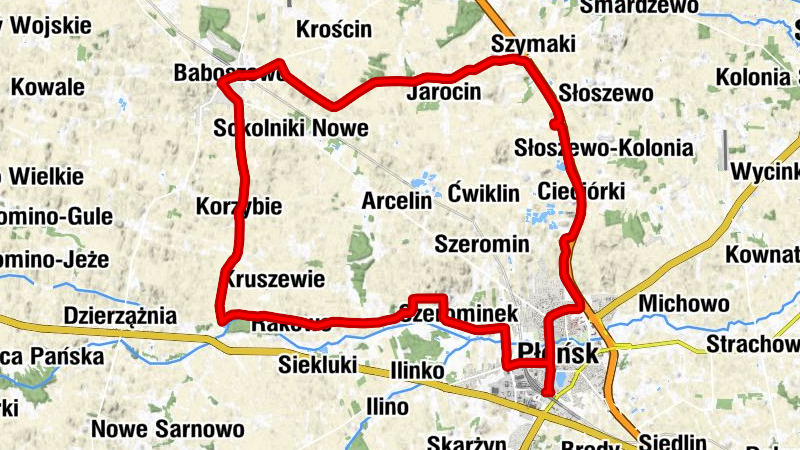 Płońsk - Kościół pw. Matki Boskiej Częstochowskiej - Tymczasowa kaplica parafialna - Kościów w budowie