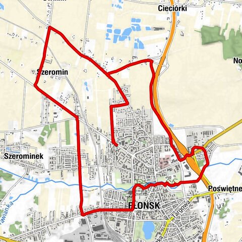 Płońsk - Szeromin - Osiedle Wedlowskie
