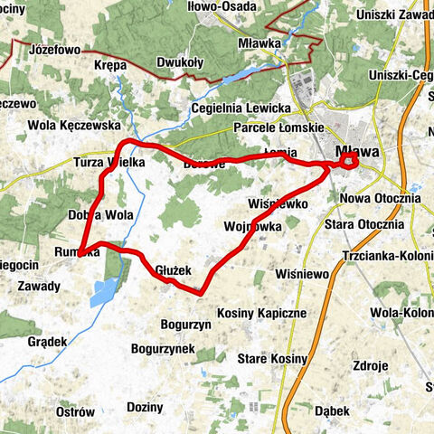 Rumoka - Kościół pw. Świętego Stanisława Kostki - Mława - Kościół pw. Świętej Trójcy w Mławie