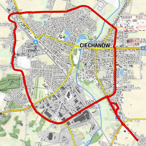 Ciechanów - Stary Śmiecin - Śmiecin