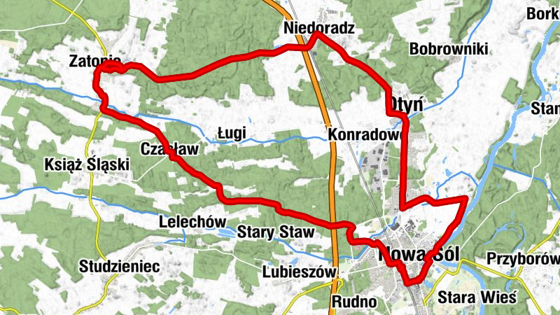 Nowa Sól - Kościół pw. Matki Boskiej Częstochowskiej - Harcerska Górka - Sala Królestwa Świadków Jehowy