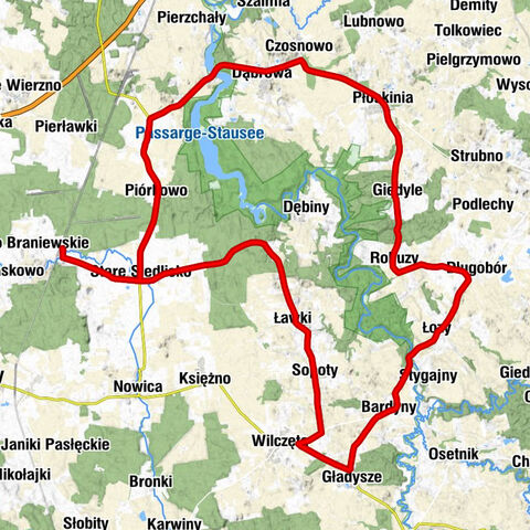 powiat braniewski - Stare Siedlisko - Zaporowo - Kościół pw. Przenajświętszej Trójcy