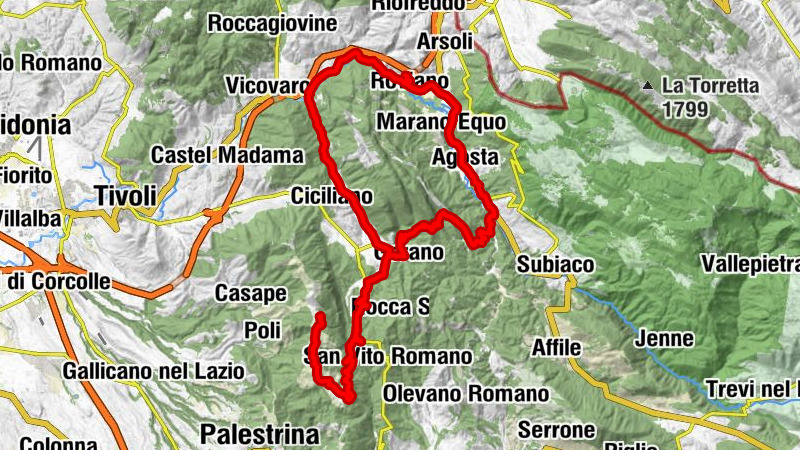 Roviano - Chiesa di Sant'Anatolia - Colle Scansasacchi