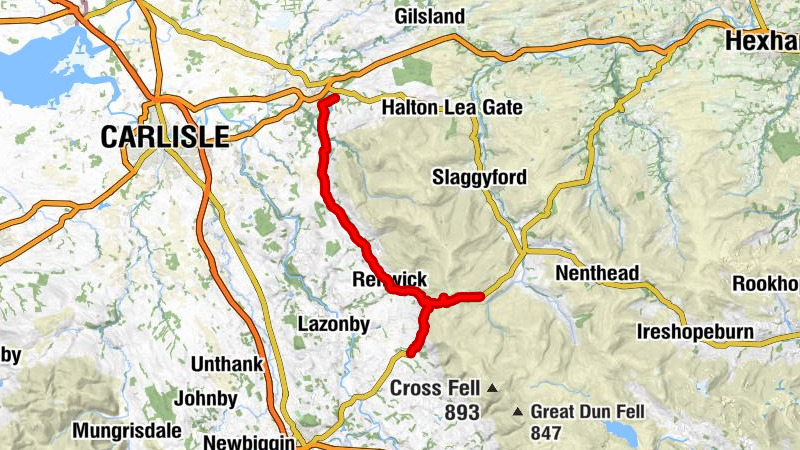 Brampton - Castle Carrock - Cumrew - Newbiggin