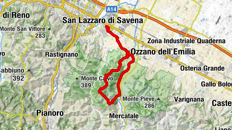 San Lazzaro di Savena - Pizzocalvo - Casola Canina - Chiesa di Pizzocalvo
