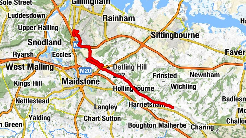 Rochester - Chatham - Gillingham - Maidstone