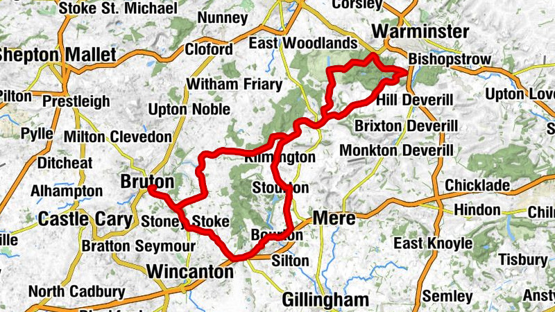 Bruton - Redlynch Cross - Stoney Stoke