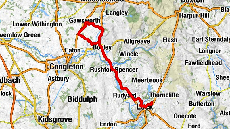 Leek - Abbey Green - Rushton Spencer - Church of St. Mary the Virgin