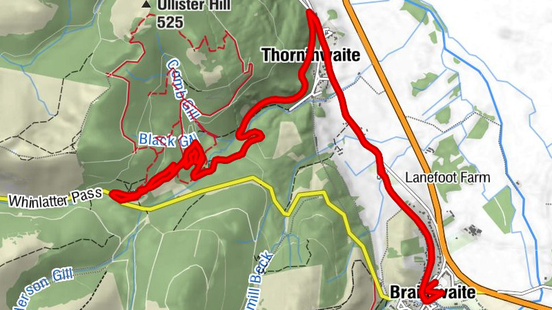 Braithwaite - Ivy House - Thornthwaite - Whinlatter Pass