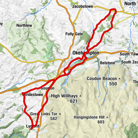 Sampford Courtenay - Gospel Hall - Okehampton Baptist Chapel - St Petroc's Church