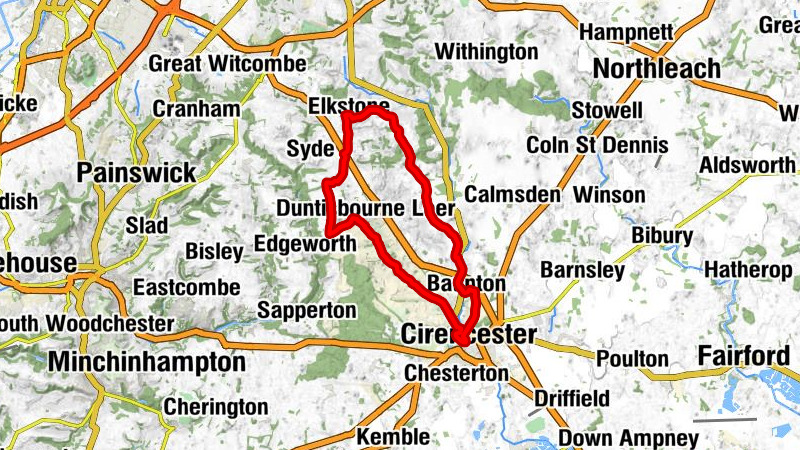 Westerleigh Cross - Elkstone - St Peter - Cirencester