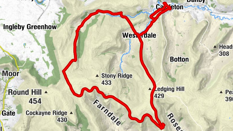Castleton Moor - Castleton - Westerdale - Christ Church