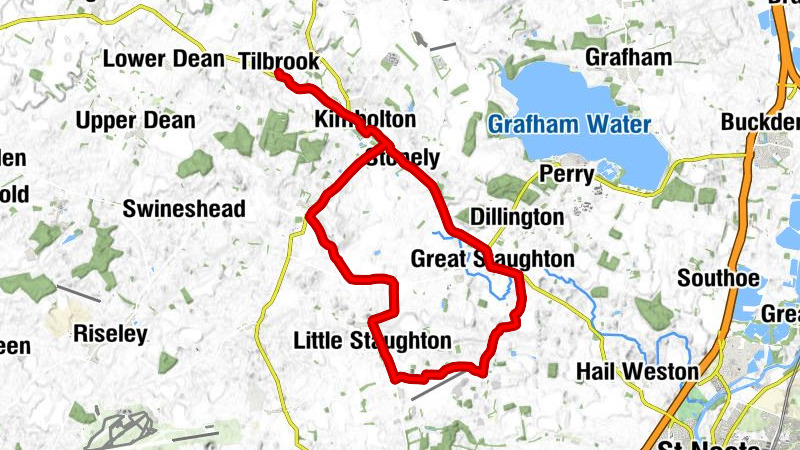 Tilbrook - St Andrew (Kimbolton Parish Church) - Kimbolton Spice - Little Staughton Baptist Chapel