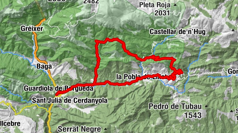 Restaurant Ca l'Asensi - Sant Llorenç - Coll Roig - Refugi d'Erols