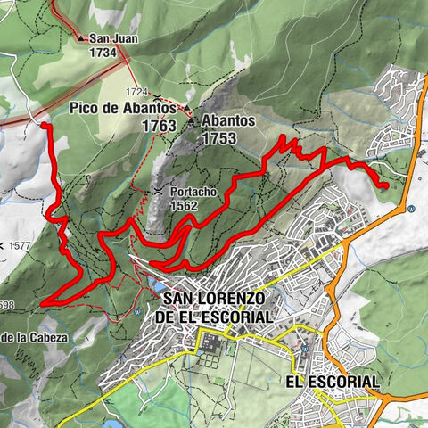 San Lorenzo de El Escorial - Mirador de Abantos - Segúndo mirador de Abantos