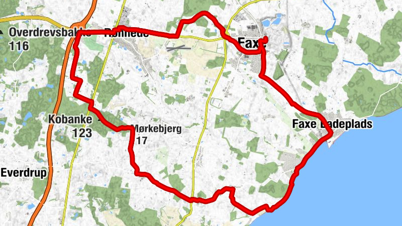Leestrup - Mørkebjerg - Kobanke - Vindbyholt