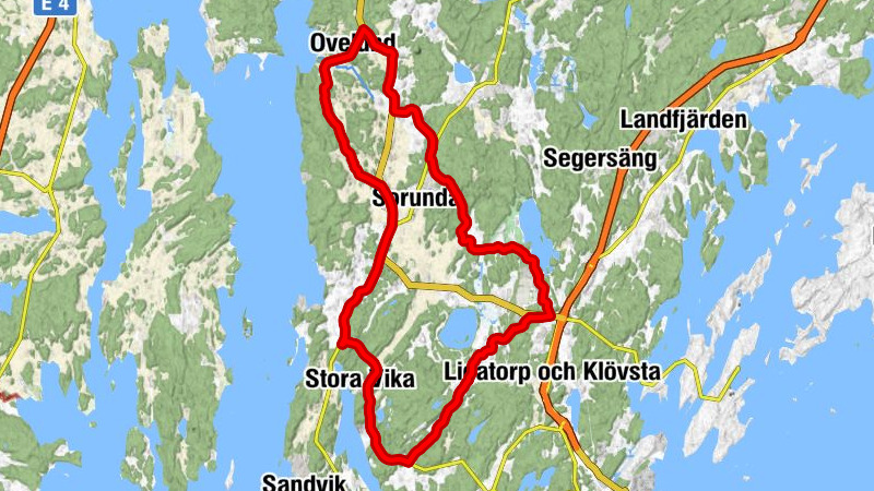Norra Enby - Väggarö - Breddal - Frölunda
