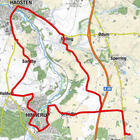 Favrskov Kommune - Hadsten - Haldum Kirke - Grundfør Kirke