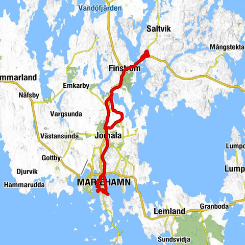 Sveden - Öhberget - Badhusberget - Kvarnberg