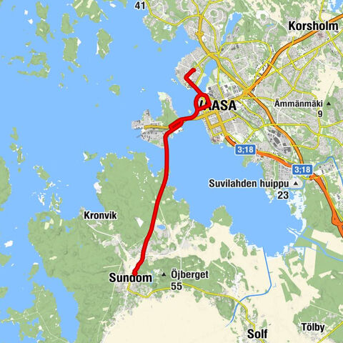 Palosaari - Vaasa - Sundom - Pelastusarmeija Vaasa