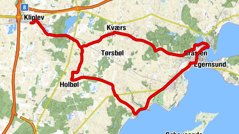Kliplev - Gammel Lundtoft - Undelev - Holbøl
