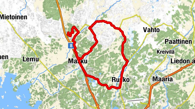 Rästäsmäki - Nousiainen - Masku - Rusko