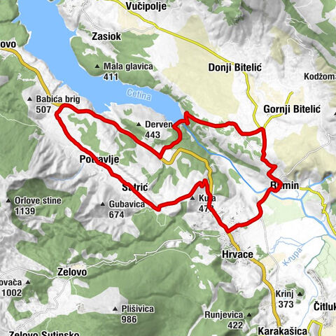 Potravlje - Knezovići - Majići - Gašpari