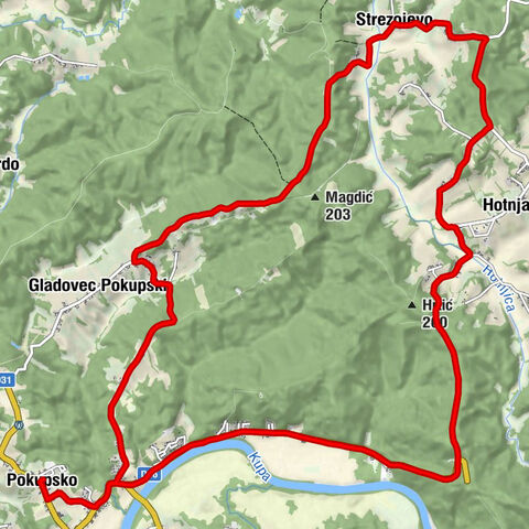 Pokupsko - crkva Uzvišenja Blažene Djevice Marije - Antolovići - Gladovec Pokupski