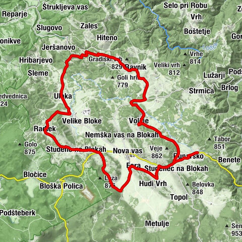 Dolnji Konec - Sv. Volbenk - Sv. Rok - cerkev Sv. Trojice